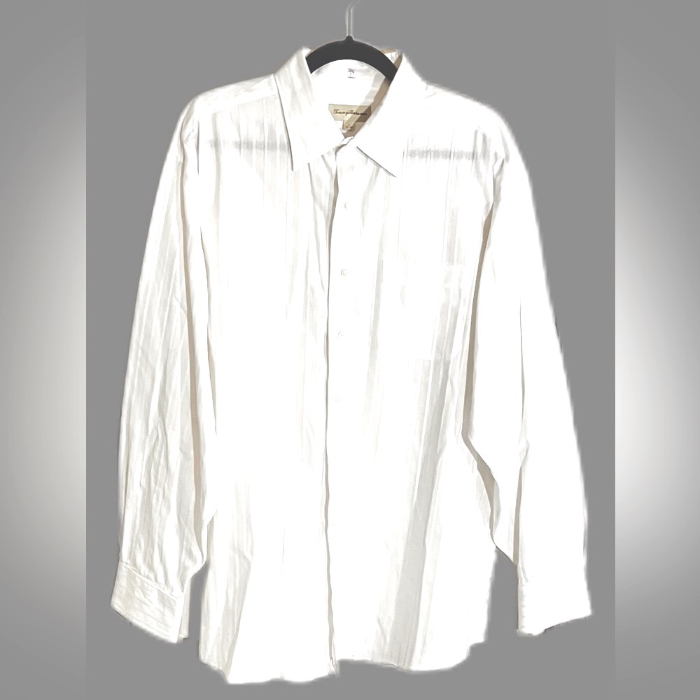 Tommy Bahama Men’s White Button Down Shirt Offers Welcome!